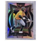 Nick Kurtz Rookie 2025 Panini Select Silver Holo Prizm #63 - Oakland Baseball Card