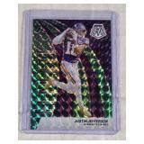 Justin Jefferson 2024 Panini Mosaic Elevate Insert #12 - Minnesota Vikings Football Card