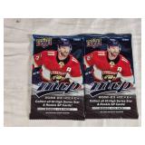 Lot of 2 Unopened 2022-23 Upper Deck MVP Packs