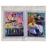 Lot of 2 Brooks Lee Rookie Refractor Inserts