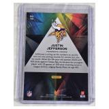 Justin Jefferson 2023 Panini Prizm Silver Holo #16 - Minnesota Vikings Football Card