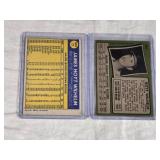 Lot of 2 Hoyt Wilhelm Baseball Cards Braves and Cubs Teams Vintage Baseball Cards