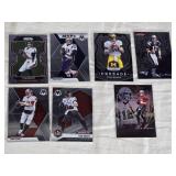 Lot of 7 Tom Brady Football Cards Including Crusade, MVPs, and Super Bowl MVP Features