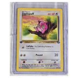 Jigglypuff Pokemon Trading Card 1st Edition 1999