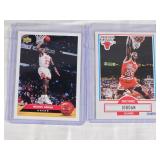Lot of 2 Michael Jordan Basketball Cards from Upper Deck 1993 and Fleer 