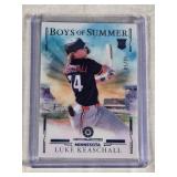 Luke Keaschall Thick Stock Rookie 2025 Panini Boys of Summer SP #84 and Numbered 85/99 - Minnesota Baseball Card