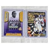 Lot of 2 Randy Moss Inserts "Caught in the Draft" and "Freeze Frame"