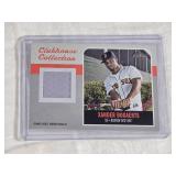 Xander Bogaerts 2019 Topps Heritage Clubhouse Collection Game Used Jersey Relic - Boston Red Sox Baseball Card