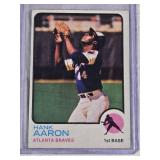 Hank Aaron 1973 Topps #100 - Atlanta Braves Vintage Baseball Card