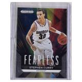 Stephen Curry 2024 Panini Prizm Draft Picks Fearless Insert #19 - Davidson Wildcats Basketball Card