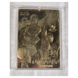Michael Jordan and Scottie Pippen 1998 Fleer Game Breakers Gems NBA 23k Gold #1864/1996 - Chicago Bulls Basketball Card