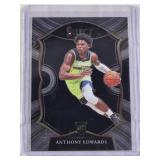 Anthony Edwards Rookie 2020 Panini Select Concourse #61 - Minnesota Timberwolves Basketball Card