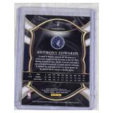 Anthony Edwards Rookie 2020 Panini Select Concourse #61 - Minnesota Timberwolves Basketball Card