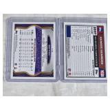 Lot of 2 Adrian Peterson Football Cards including Black Xfractor and Chrome All Pro  Stamp