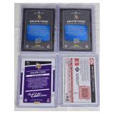Lot of 4 Dalvin Cook Rookies with Refractors and Numbered Cards