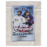 Unopened Pack of 2021 Topps Chrome Baseball