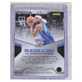 Shai Gilgeous-Alexander 2024-25 Panini Prizm Silver Holo Prizm #11 - Oklahoma City Thunder Basketball Card