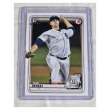 Tarik Skubal Rookie 2020 1st Bowman #BP-108 - Detroit Tigers Baseball Card