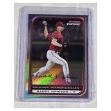 Randy Johnson 2008 Bowman Chrome Refractor #175 - Arizona Diamondbacks Baseball Card