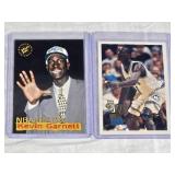 Lot of 2 Kevin Garnett Rookie Cards