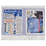 Lot of 2 Kevin Garnett Rookie Cards
