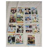 Lot of 15 Vintage Baseball Cards Featuring Hall of Famers and Stars Like Lou Brock, Rollie Fingers, and Rod Carew