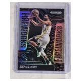 Stephen Curry 2024-25 Panini Prizm Fireworks Silver Holo Insert #2 - Golden State Warriors Basketball Card