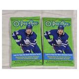 Lot of 2 Unopened Packs of  2021-22 NHL O-Pee-Chee Hockey Cards