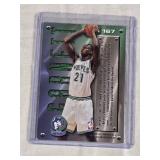 Kevin Garnett Rookie 1996 Metal #167 - Minnesota Timberwolves Basketball Card