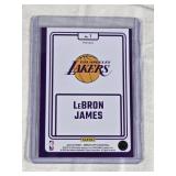 LeBron James 2024-25 Panini Donruss Optic Silver Holo Prizm Insert #1 - Los Angeles Lakers Basketball Card