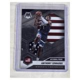 Anthony Edwards Rookie 2020-21 Panini Mosaic National Pride #252 - Minnesota Timberwolves Basketball Card