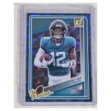Travis Hunter Rookie 2025 Donruss Blue Foil #3 - Jacksonville Jaguars Football Card