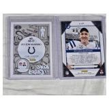 Lot of 2 Peyton Manning Premium Inserts including Panini Illusions King of Cards and Donruss Legend Series - Indianapolis Colts Football Cards