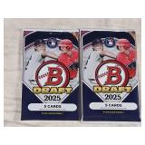 Lot of 2 Unopened Packs of Bowman Draft 2025