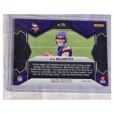 J.J. McCarthy Rookie 2024 Panini Mosaic Prizm Green Mosaic #275 - Minnesota Vikings Football Card