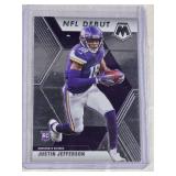 Justin Jefferson Rookie 2020 Panini Mosaic NFL Debut #270 - Minnesota Vikings Football Card