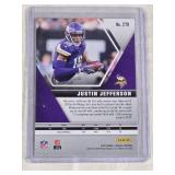 Justin Jefferson Rookie 2020 Panini Mosaic NFL Debut #270 - Minnesota Vikings Football Card
