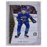 Quinn Hughes Rookie 2019-20 Upper Deck Die Cut #5 - Vancouver Canucks Hockey Card