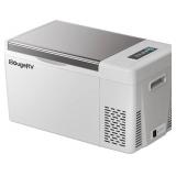 $199 BougeRV 12 Volt Refrigerator With 23 Quart Cover, 12V Car Fridge 23 Quart Portable Freezer Compressor Cooler Compressor Freezer, 12/24V DC 110~240V AC, -8 ~50  for Truck RV SUV