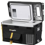 $199 BougeRV 12 Volt Refrigerator With 23 Quart Cover, 12V Car Fridge 23 Quart Portable Freezer Compressor Cooler Compressor Freezer, 12/24V DC 110~240V AC, -8 ~50  for Truck RV SUV