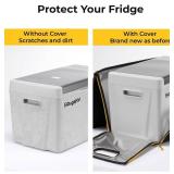 $199 BougeRV 12 Volt Refrigerator With 23 Quart Cover, 12V Car Fridge 23 Quart Portable Freezer Compressor Cooler Compressor Freezer, 12/24V DC 110~240V AC, -8 ~50  for Truck RV SUV