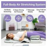 $170 DR. WELL 2026 New, Full Body Stretching Massage Mat 3D Lumbar - Neck, Back, Waist, Hip Relaxation. 26 Powerful Air Cells, 7 Massage Modes & 5 Intensities Levels. Foldable & Portable Mattress.