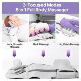 $170 DR. WELL 2026 New, Full Body Stretching Massage Mat 3D Lumbar - Neck, Back, Waist, Hip Relaxation. 26 Powerful Air Cells, 7 Massage Modes & 5 Intensities Levels. Foldable & Portable Mattress.