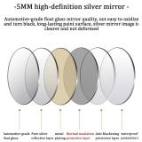 $332 Teardrop-Shaped Bathroom Mirror, Frameless Bathroom Mirror, Wall-Mounted Bathroom Mirror, Restroom Mirror, Bathroom Mirror, Makeup Mirror, High-Definition Explosion-Proof Copper-Free Silver Mirro