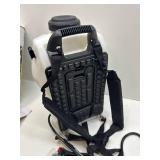 VAXMAY Backpack Sprayer 4.2 Gallon Battery Powered, 100 PSI Electric Garden Sprayer Works with Makita 18V Battery, Weed Lawn Yard Sprayer with 42" Telescopic Wand, 5 Nozzles, 2.5Ah Battery & Charger