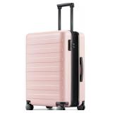 NINETYGO Carry On Luggage 22x14x9 Airline Approved, 20 Inch Luggage with Smooth Spinner Wheels, Expandable, Hard Shell PC Suitcase, Lightweight Travel Luggage, TSA Approved (Pink, Rhine Max)