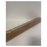 White Tension Curtain Rod 41-126In(4-10Ft), Long Outdoor Curtain Rod No Drilling for Window or Bathroom Patio, Adjustable Heavy Duty Shower Rod,Rod Diameter 1.26In-One-bond stretching