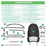 LP68122 LP51702 Riding Lawn Mower Sun Canopy Fits for John Deere 100/D100/E100/L100/LA100/S100/S200 Series Lawn Tractors