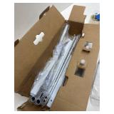 TotCraft MiniFlex Adjustable Length & Height Bed Rail for Toddlers   35.5" or 47" Two Fixed Lengths,Fits Twin, Full & Queen Beds   14 Height Levels   ASTM Certified Baby Bed Rail Guard (White)