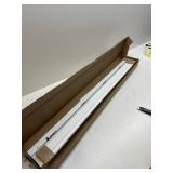Lotus & Windoware Cordless 2" Faux Wood Room Darkening Horizontal Blind, 48" W x 36" L, Bright White, Embossed